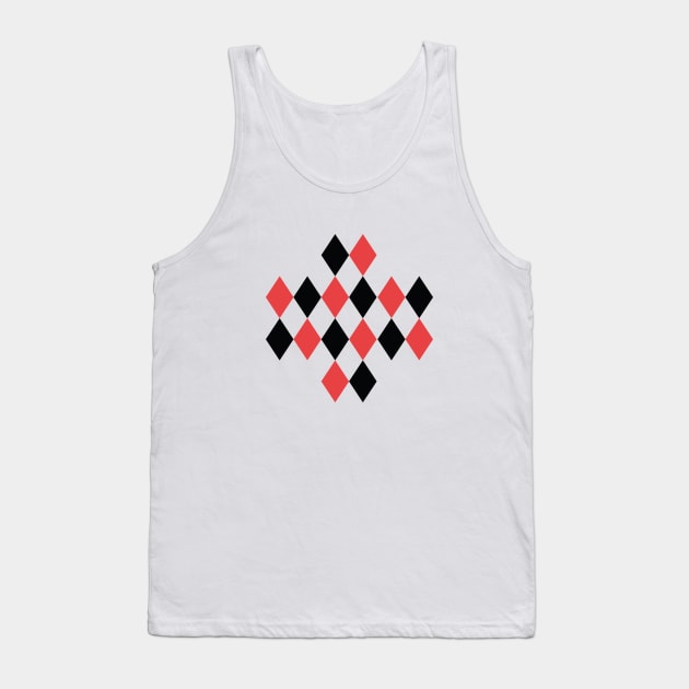 Rhombus style Joker Tank Top by RITUAL